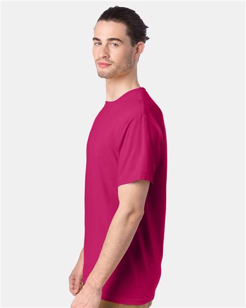 ComfortWash by Hanes Men's Garment-Dyed T-Shirt GDH100 - Peony Pink