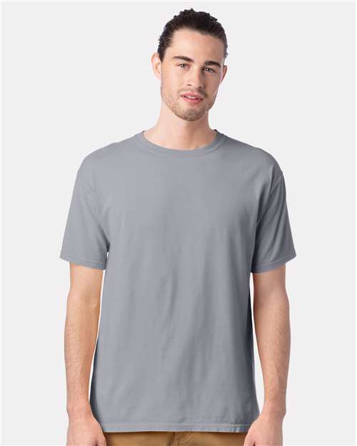 ComfortWash by Hanes Men's Garment-Dyed T-Shirt GDH100 - Silverstone