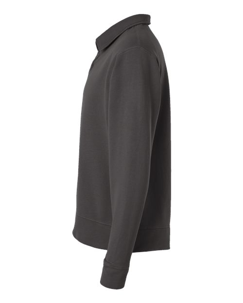 ComfortWash by Hanes Unisex Garment-Dyed Polo Collar Sweatshirt GDH490