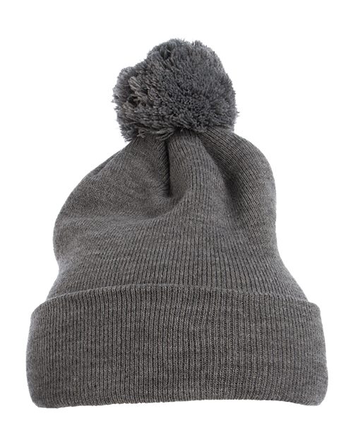 YP Classics Pom-Pom Cuffed Knit Beanie 1501P