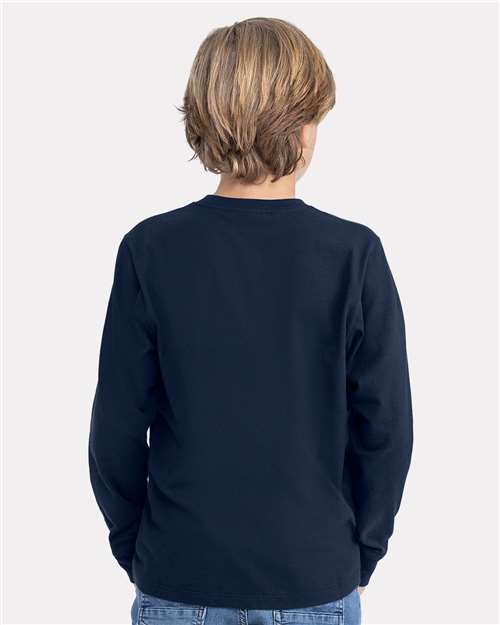 Next Level Youth Cotton Long Sleeve T-Shirt 3311