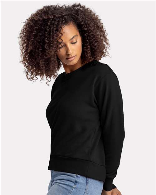 Next Level Women's Laguna Sueded Crewneck Sweatshirt 9084