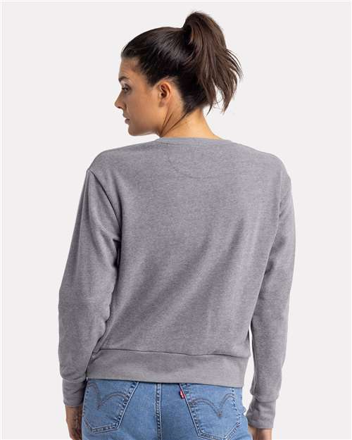 Next Level Women's Laguna Sueded Crewneck Sweatshirt 9084