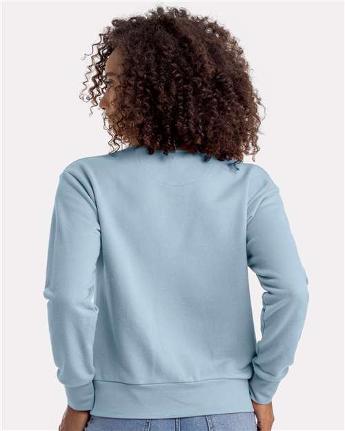Next Level Women's Laguna Sueded Crewneck Sweatshirt 9084