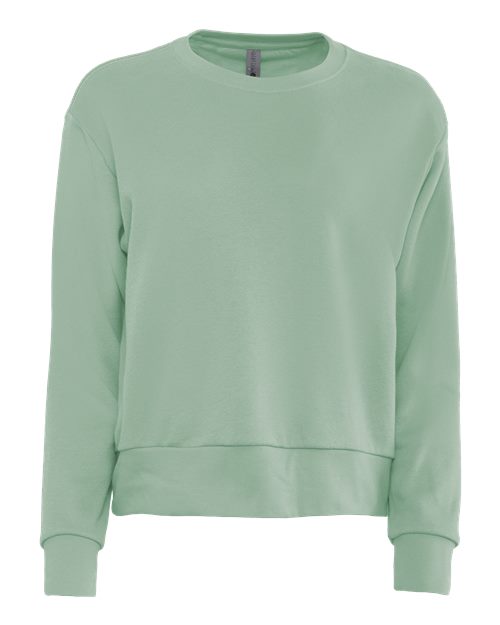 Next Level Women's Laguna Sueded Crewneck Sweatshirt 9084