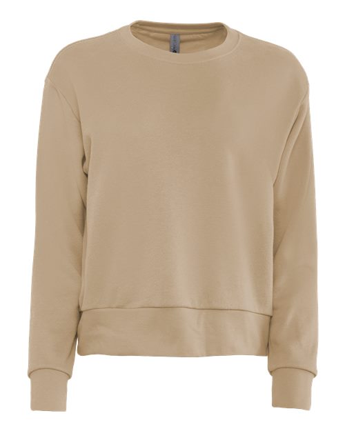 Next Level Women's Laguna Sueded Crewneck Sweatshirt 9084