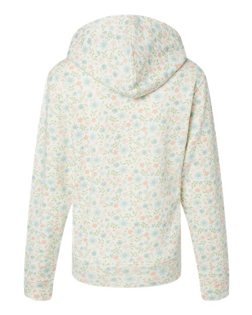 J. America Men's Triblend Fleece Hooded Sweatshirt 8871 - Floral Triblend