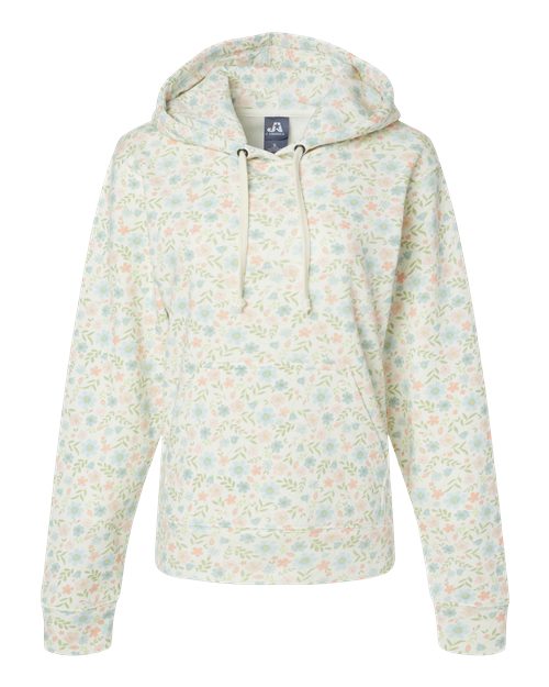 J. America Men's Triblend Fleece Hooded Sweatshirt 8871 - Floral Triblend