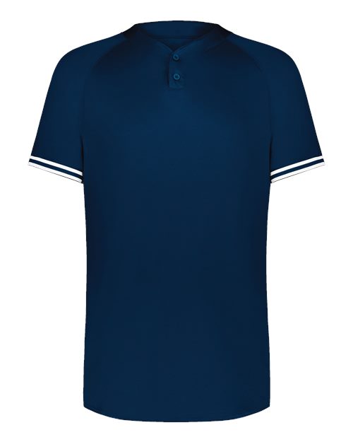 Augusta Sportswear Men's Cutter Henley Jersey 6905 - Navy/ White