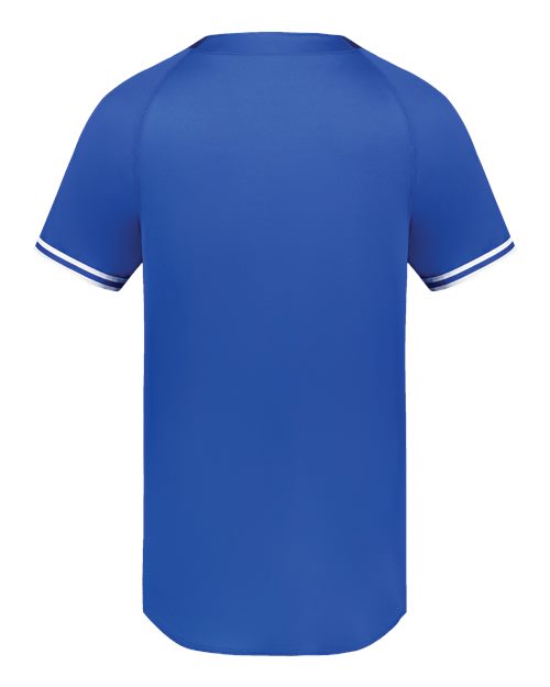Augusta Sportswear Men's Cutter Henley Jersey 6905 - Royal/ White