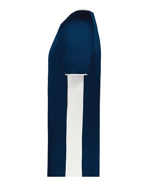 Augusta Sportswear Men's Cutter V-Neck Jersey 6907 - Navy/ White