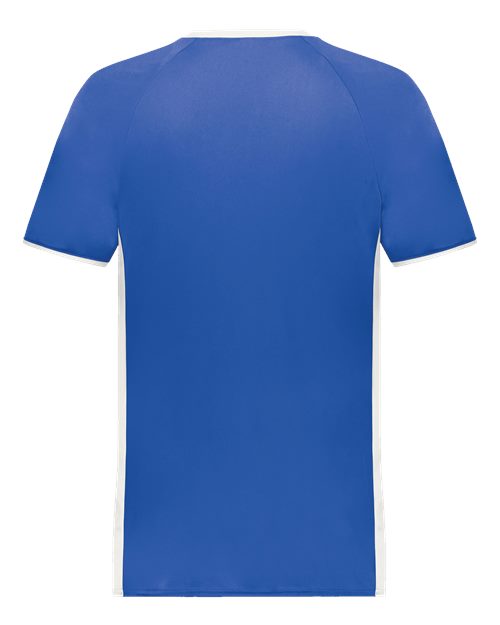Augusta Sportswear Men's Cutter V-Neck Jersey 6907 - Royal/ White