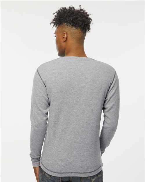 J. America Men's Vintage Thermal Long Sleeve T-Shirt 8238