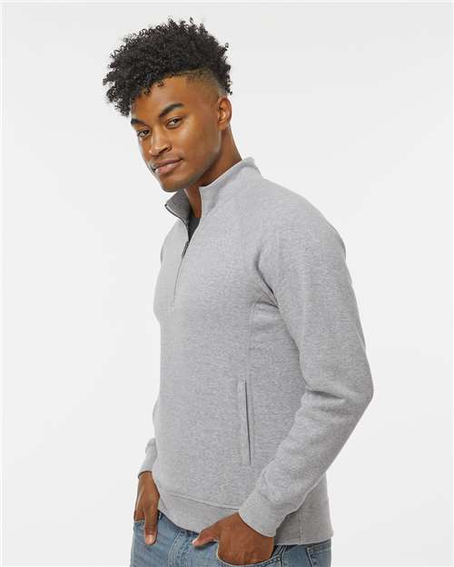 J. America Men's Triblend Quarter-Zip Sweatshirt 8869