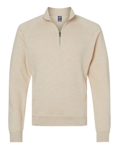J. America Men's Triblend Quarter-Zip Sweatshirt 8869