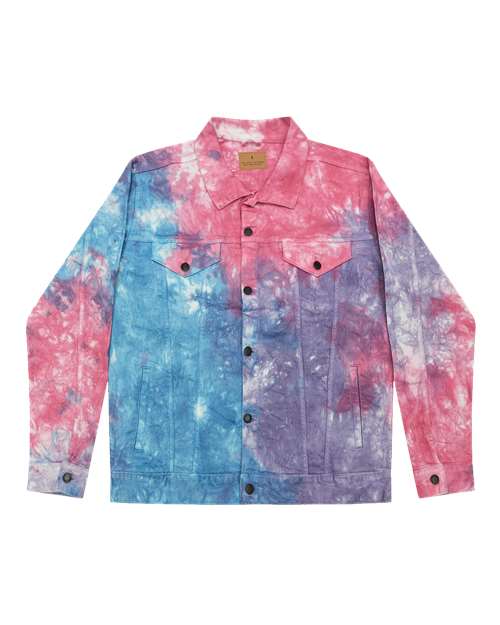 Colortone Unisex Tie-Dyed Denim Jacket 9050