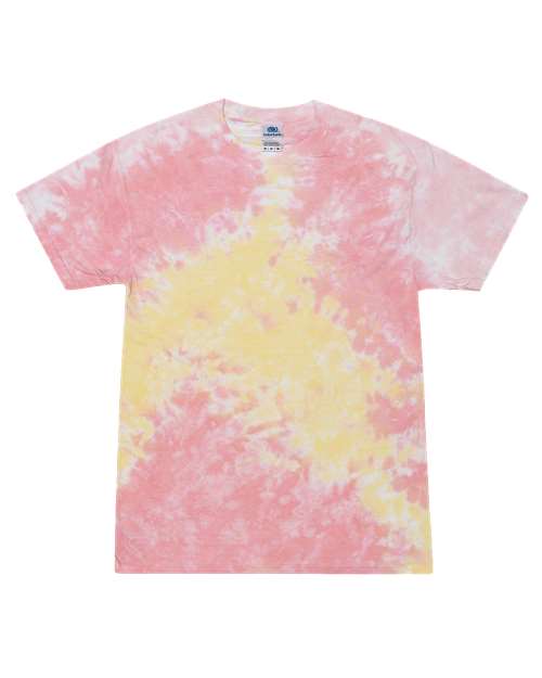 Colortone Youth Multi-Color Tie-Dyed T-Shirt 1000Y - Funnel Cake