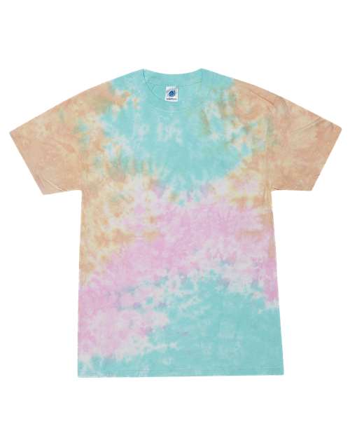 Colortone Youth Multi-Color Tie-Dyed T-Shirt 1000Y - Snow Cone