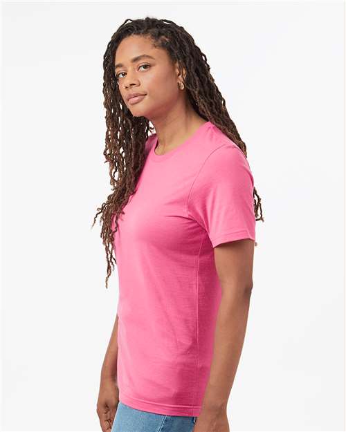 Tultex Combed Cotton T-Shirt 602 - Charity Pink