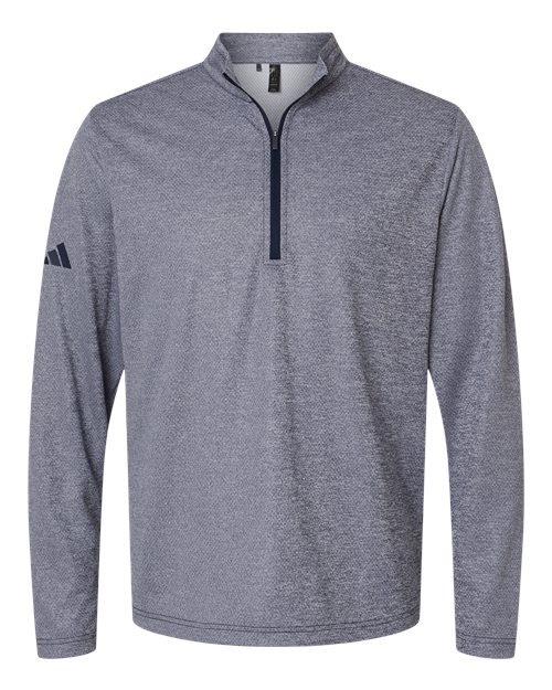 Adidas Men's Space Dyed Quarter-Zip Pullover A593