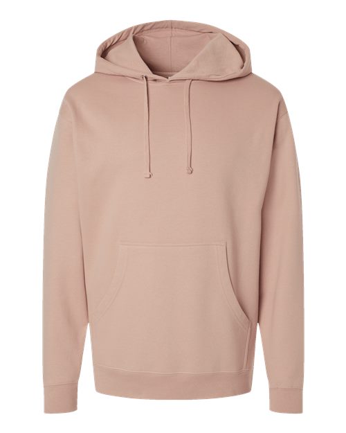 Independent Trading Co. Unisex Midweight Hooded Sweatshirt SS4500 - Dusty Pink