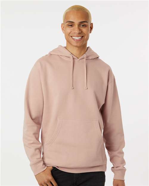 Independent Trading Co. Unisex Midweight Hooded Sweatshirt SS4500 - Dusty Pink