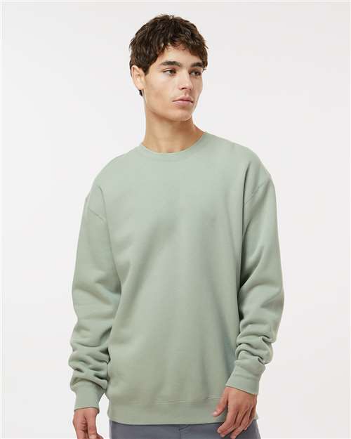 Independent Trading Co. Unisex Heavyweight Crewneck Sweatshirt IND3000 - Dusty Sage