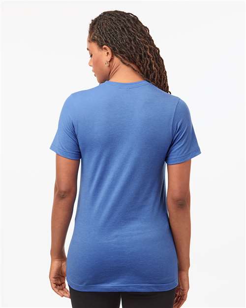 Tultex Unisex Combed CVC T-Shirt 602CVC - Heather Columbia Blue