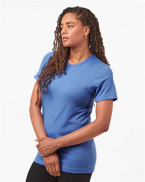 Tultex Unisex Combed CVC T-Shirt 602CVC - Heather Columbia Blue