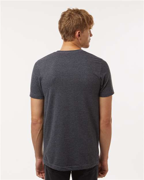 Tultex Unisex Combed CVC T-Shirt 602CVC - Heather Dark Grey