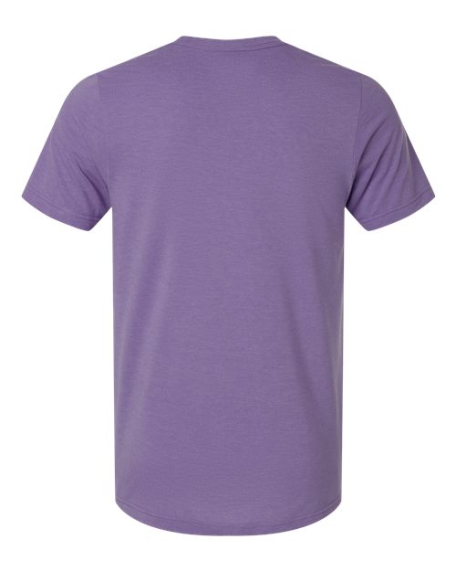 Tultex Unisex Combed CVC T-Shirt 602CVC - Heather Deep Purple