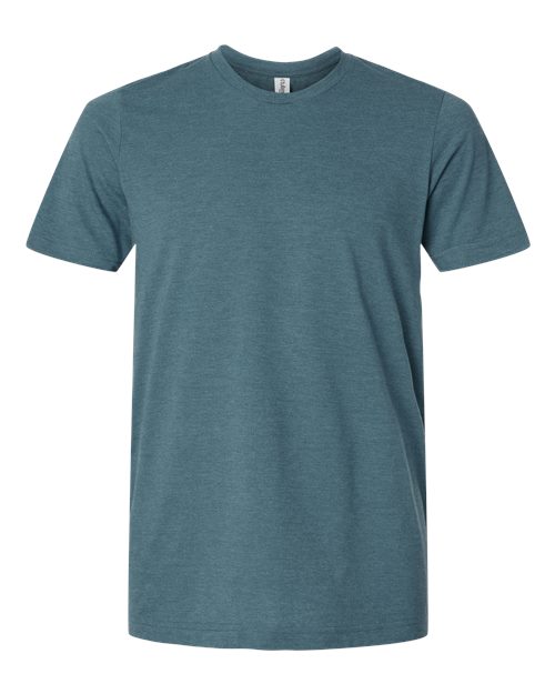 Tultex Unisex Combed CVC T-Shirt 602CVC - Heather Deep Teal