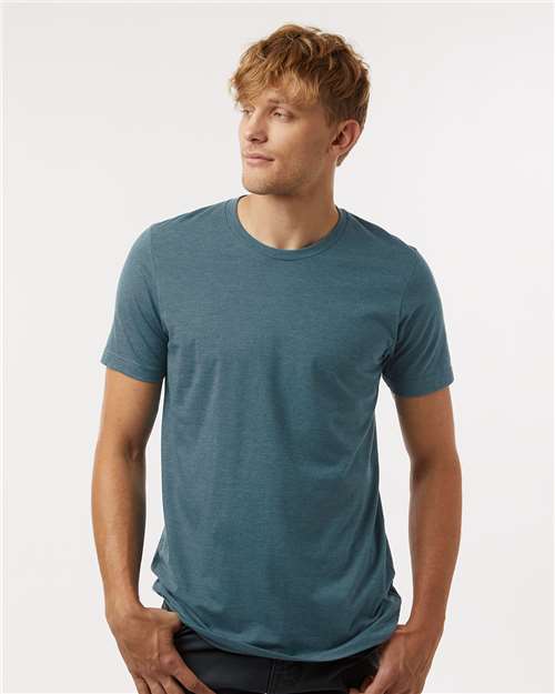 Tultex Unisex Combed CVC T-Shirt 602CVC - Heather Deep Teal
