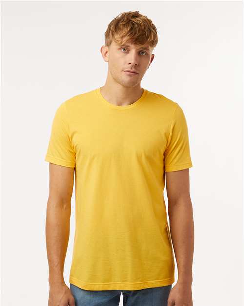 Tultex Unisex Combed CVC T-Shirt 602CVC - Heather Gold