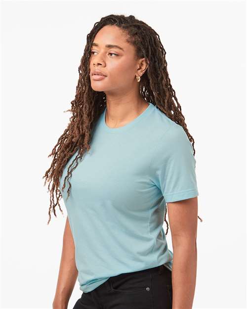 Tultex Unisex Combed CVC T-Shirt 602CVC - Heather Ice Blue
