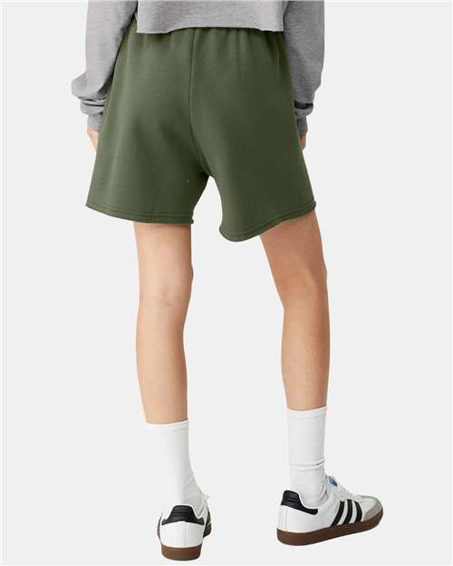 BELLA + CANVAS Women's FWD Fashion Cutoff Fleece Shorts 3797
