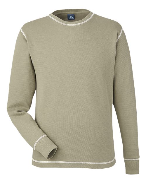 J. America Men's Vintage Thermal Long Sleeve T-Shirt 8238