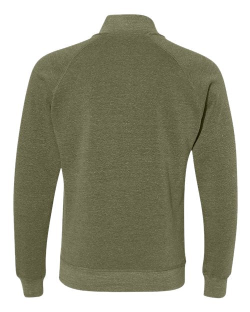 J. America Men's Triblend Quarter-Zip Sweatshirt 8869