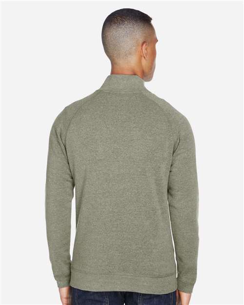 J. America Men's Triblend Quarter-Zip Sweatshirt 8869