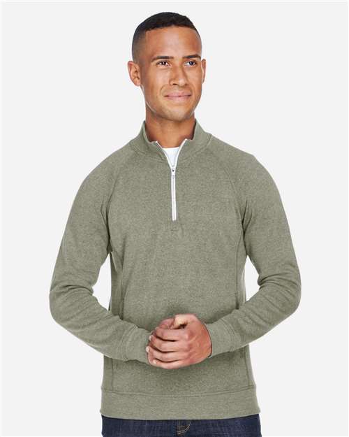 J. America Men's Triblend Quarter-Zip Sweatshirt 8869