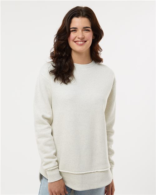 LAT Women's Weekend Fleece Crewneck Sweatshirt 3525