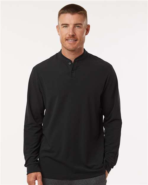 Adidas Men's Henley Long Sleeve T-Shirt A597