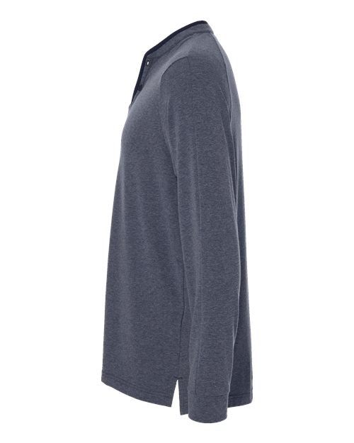 Adidas Men's Henley Long Sleeve T-Shirt A597