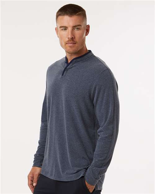 Adidas Men's Henley Long Sleeve T-Shirt A597