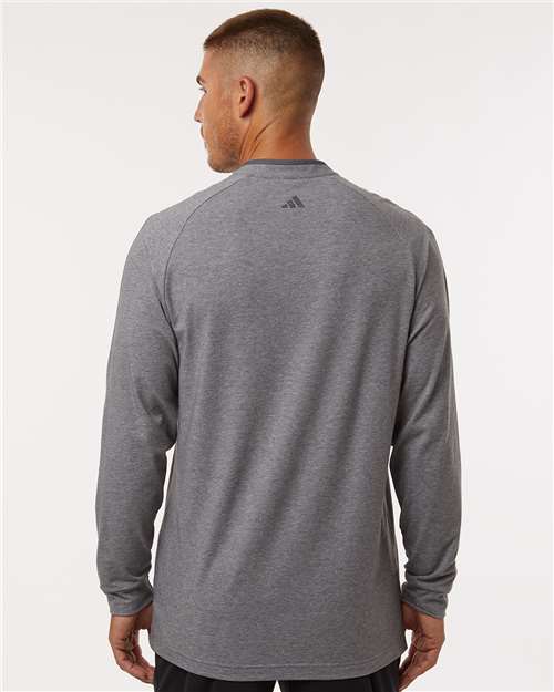 Adidas Men's Henley Long Sleeve T-Shirt A597