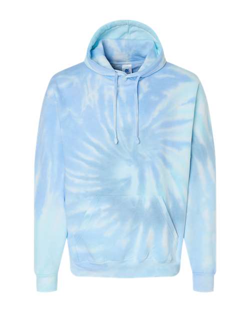 Colortone Youth Tie-Dyed Hooded Sweatshirt 8777Y - Lagoon