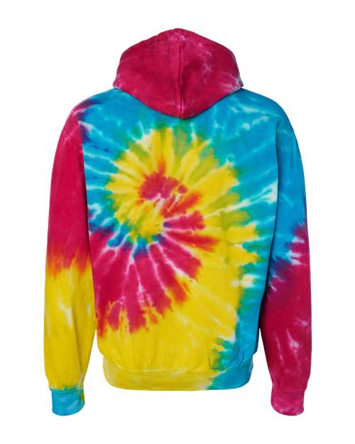 Colortone Youth Tie-Dyed Hooded Sweatshirt 8777Y - Reactive Rainbow