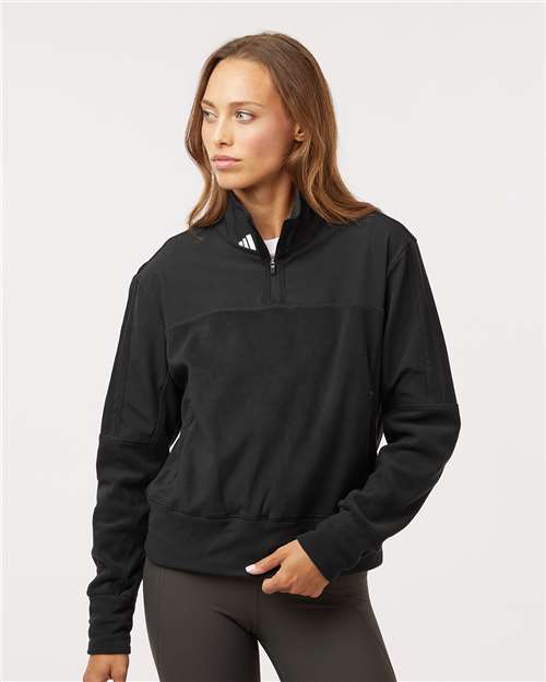 Adidas Women's Fleece Quarter-Zip Pullover A601