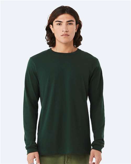 BELLA + CANVAS Unisex Jersey Long Sleeve Tee 3501 - Forest