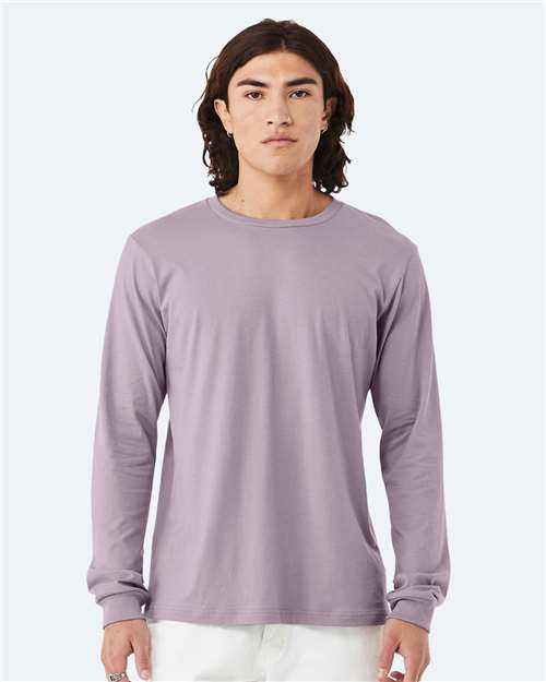 BELLA + CANVAS Unisex Jersey Long Sleeve Tee 3501 - Light Violet